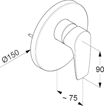 ��������� Kludi Pure&Solid 344200575 ��� ����