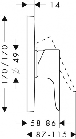 ��������� Axor Citterio M 34625000 ��� ����