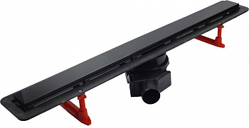   Pestan Confluo Frameless Line 650 black glass