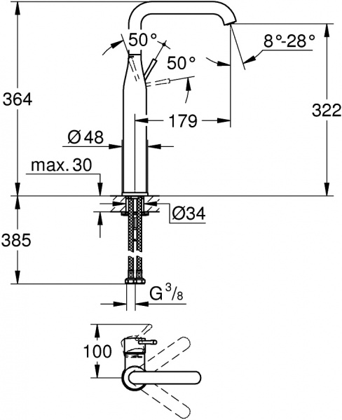 ��������� Grohe Essence New 32901DA1 ��� ��������