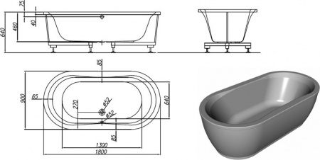 ��������� ����� Kolpa San Libero 5035-01 180x90