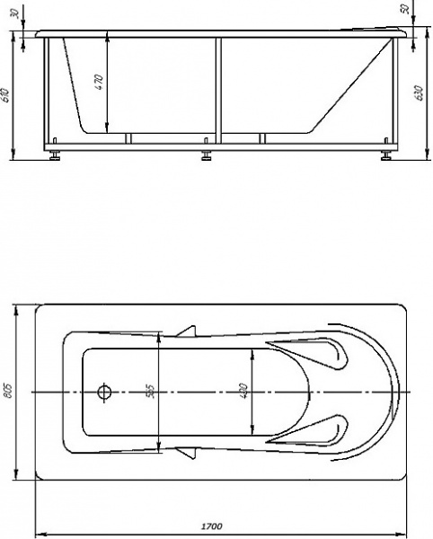 ��������� ����� ������� ���� LED170-0000047 170x80