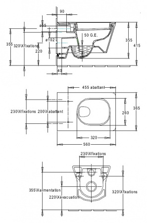 ������ ���������� Jacob Delafon Reve E4813
