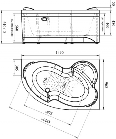 ��������� ����� Radomir Vannesa Massage ���� 2-75-2-2-9-216 150�100, � �������� � �������, �������, R
