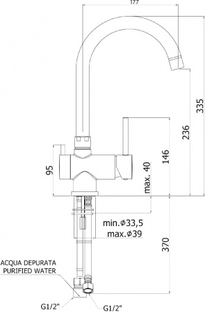 ��������� Paffoni Stick SK190NO ��� �������� �����, ������