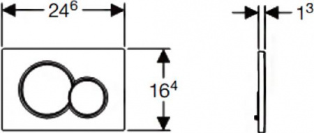 ������ ����� Geberit Sigma 01 115.770.DT.5