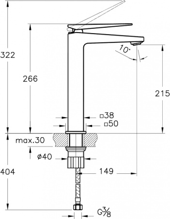 ��������� VitrA Brava A42610EXP ��� ��������
