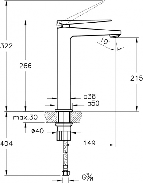 ��������� VitrA Brava A42610EXP ��� ��������