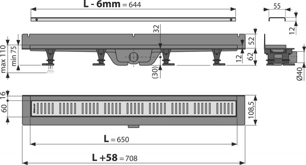   AlcaPlast APZ30-650M    