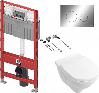     Villeroy & Boch O.Novo 5660HRR1 alpin,  +     TECE TECEprofil 9380014 +     TECE TECEprofil Uni 2.0 9300302 +  