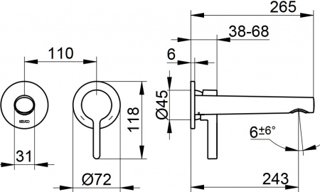 ��������� Keuco Edition 400 51516 010202 ��� ��������