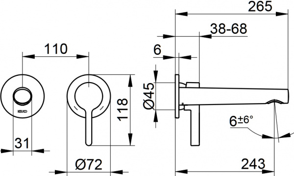 ��������� Keuco Edition 400 51516 010202 ��� ��������