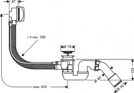 ����-������� Hansgrohe 58143000