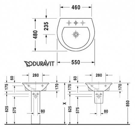  Duravit Darling New 2621550000 (55 )