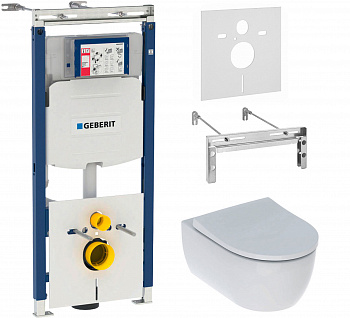 ��������  ������ ��������� Geberit iCon � �������� � ������������� ������� � ����������� + ������� ����������� ��� �������� Geberit Duofix Sigma 12 Plattenbau 111.362.00.5