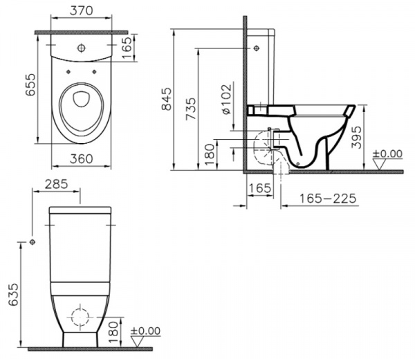 ������-������� VitrA Form 500 4300B003 � �������� ����