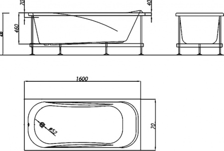 ��������� ����� Kolpa San String 5002-01 160x70