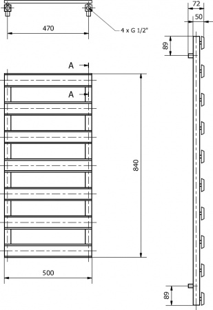 ����������������� ������������� Luxrad Scala New 065440 84�50 L, �����, �������������� selmo smart programm � �������