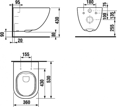   Laufen Basal 8.66E1.0.000.000.1 ,  
