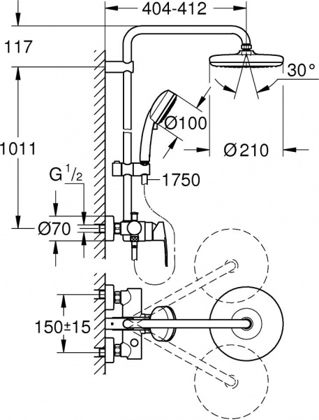 ������� ������ Grohe Tempesta Cosmopolitan 26224001