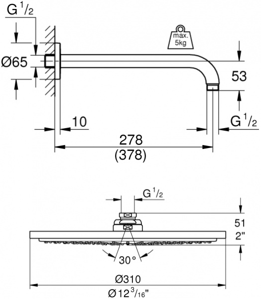 ������� ��� Grohe Rainshower 26066DC0