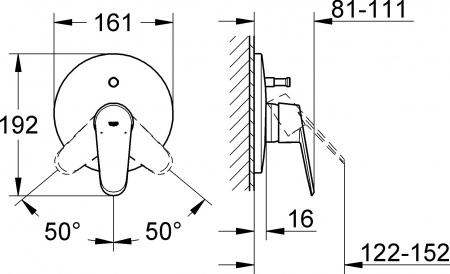 ��������� Grohe Eurodisc Cosmopolitan 19548002 ��� ����� � �����