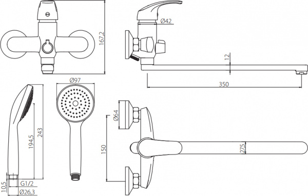 ��������� Damixa RedBlu Palace One 419500000 �������������