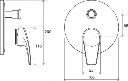 ��������� Ravak Neo  NO 065.00 ��� ����� � �����