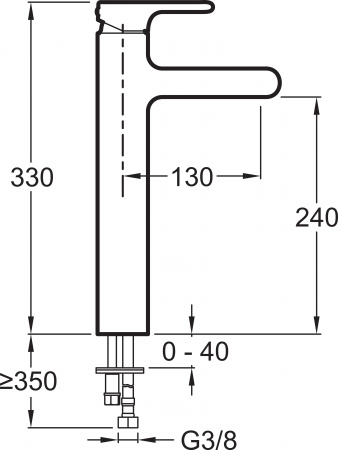 ��������� Jacob Delafon Singulier E10861-CP ��� ��������