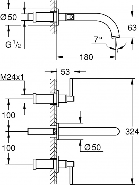 ��������� Grohe Atrio New 20169DC3 ��� ��������