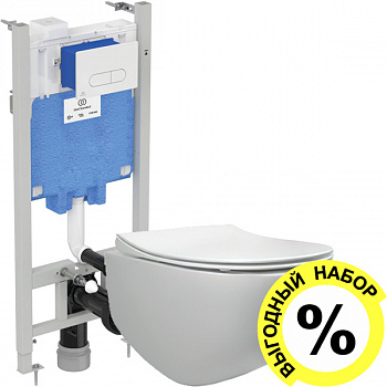 ��������  ������ ��������� Pestan Fluenta Rimless 40006661 ������������ + ������� ����������� ��� �������� Ideal Standard ProSys Eco Frame 2.0 R0464AC