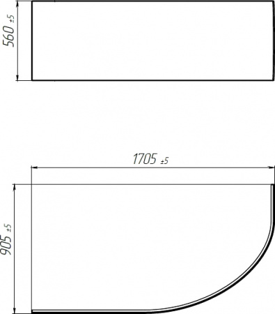 ��������� ����� 1MarKa Diana 170x90 L