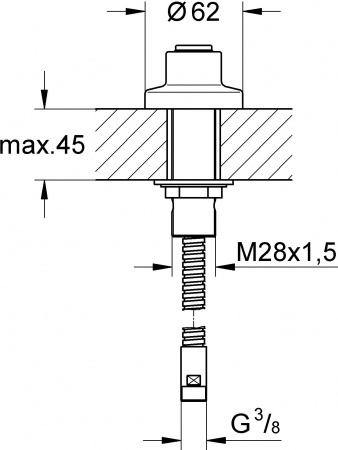��������� ����������� Grohe 27151000 ����� ��� ����