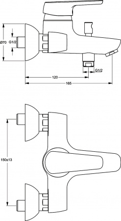  Ideal Standard Cerasprint B9566AA    