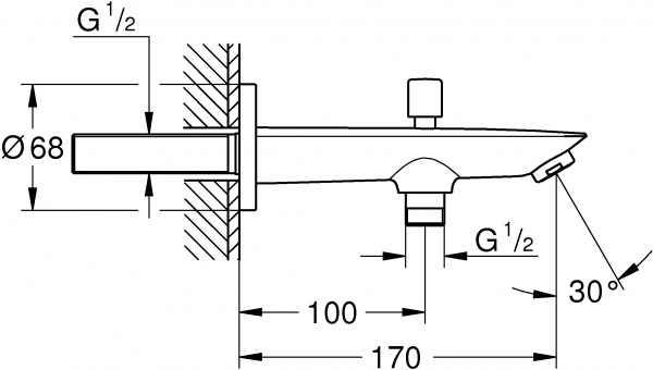  Grohe Bau Cosmopolitan 13425001  , 