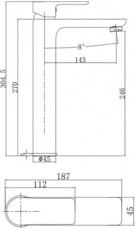 ��������� Aquanet Arctic AF520-11�W ��� ��������