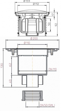 HL 310NPrR - SMLL ���� ��� ����� SML DN50