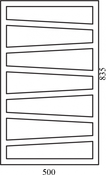 ����������������� ������������� Terma Zigzag+KTX4 50x83 �����, 300W