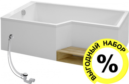 ��������� ����� Jacob Delafon Bain-Douche Neo 170x90 L + ����-�������