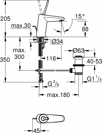��������� Grohe Eurodisc joy 23425000 ��� ��������