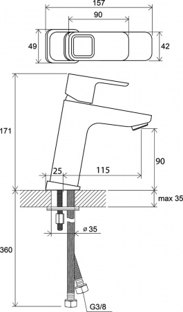 ��������� Ravak 10� TD 014.00 ��� ��������