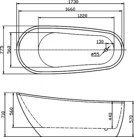 ��������� ����� BelBagno BB15 170x80