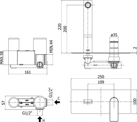 ��������� Paffoni Tango TA105CR � ���������� ������, ��� ��������