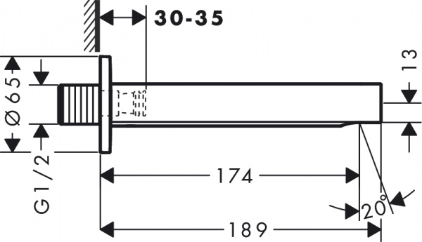 ����� Hansgrohe Finoris 76410670 ��� �����, ������� ������