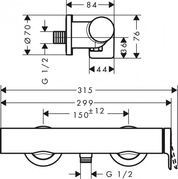 ��������� Hansgrohe Vivenis 75620670 ��� ����, ������� ������