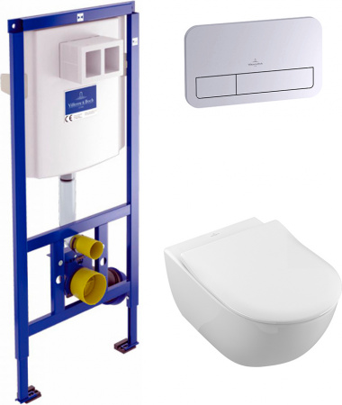 ��������  ������ ��������� Villeroy & Boch Subway 2.0 5614R201 alpin + ������� ����������� ��� �������� Villeroy & Boch 9224 6100 + ������ ����� Ville