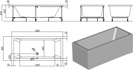 ��������� ����� Kolpa San Elektra 5025-01 190x90
