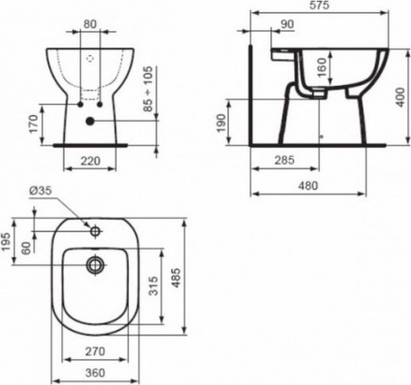 ���� ��������� Ideal Standard Tempo T510201