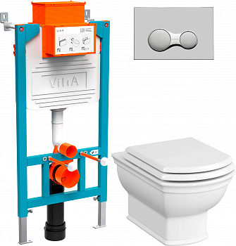 ��������  ������� ����������� VitrA 800-2015 � ������� �����, ���� + ���� ��� ������� ���������� VitrA Valarte 7805B003-0075 + ������-������� VitrA Valarte 124-003-009 � �����������