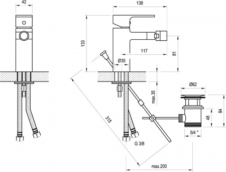 ��������� Ravak Chrome CR 055.00 ��� ����